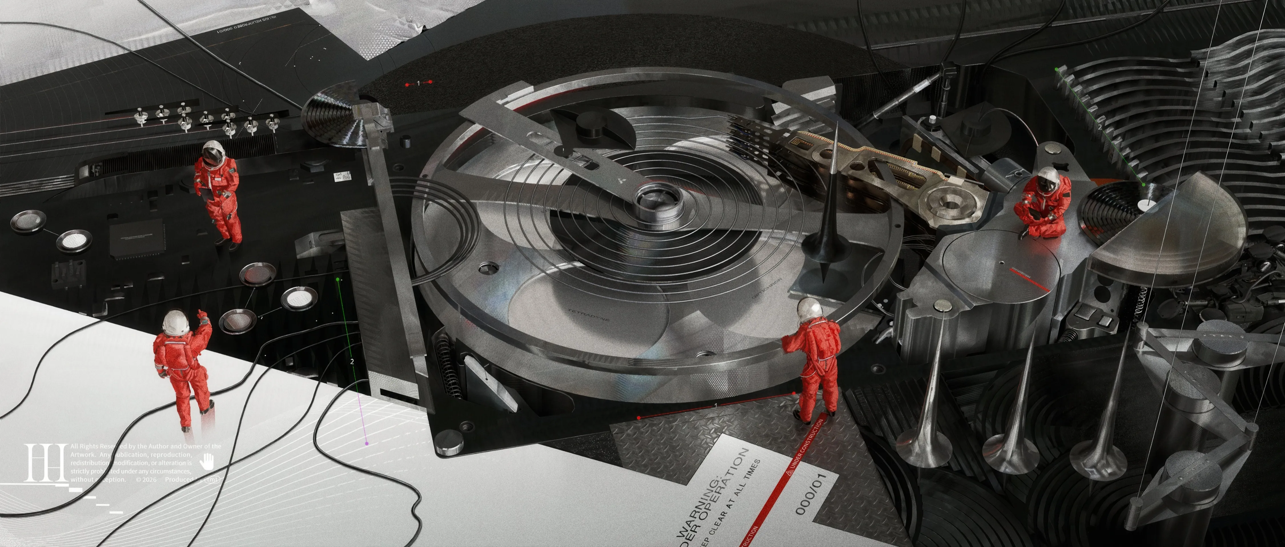 sword,helmet,space,spacecraft,astronaut,spacesuit,holding,horizontal,weapon,science_fiction,cable